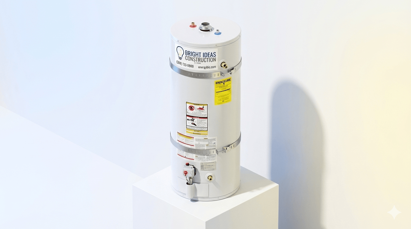 Original water-heating equipment illustration